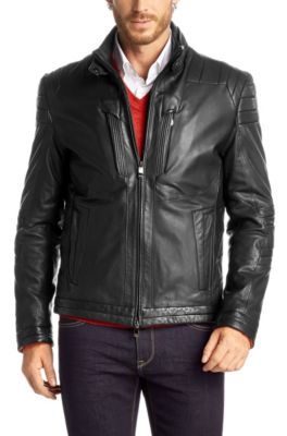 hugo boss mclaren leather jacket