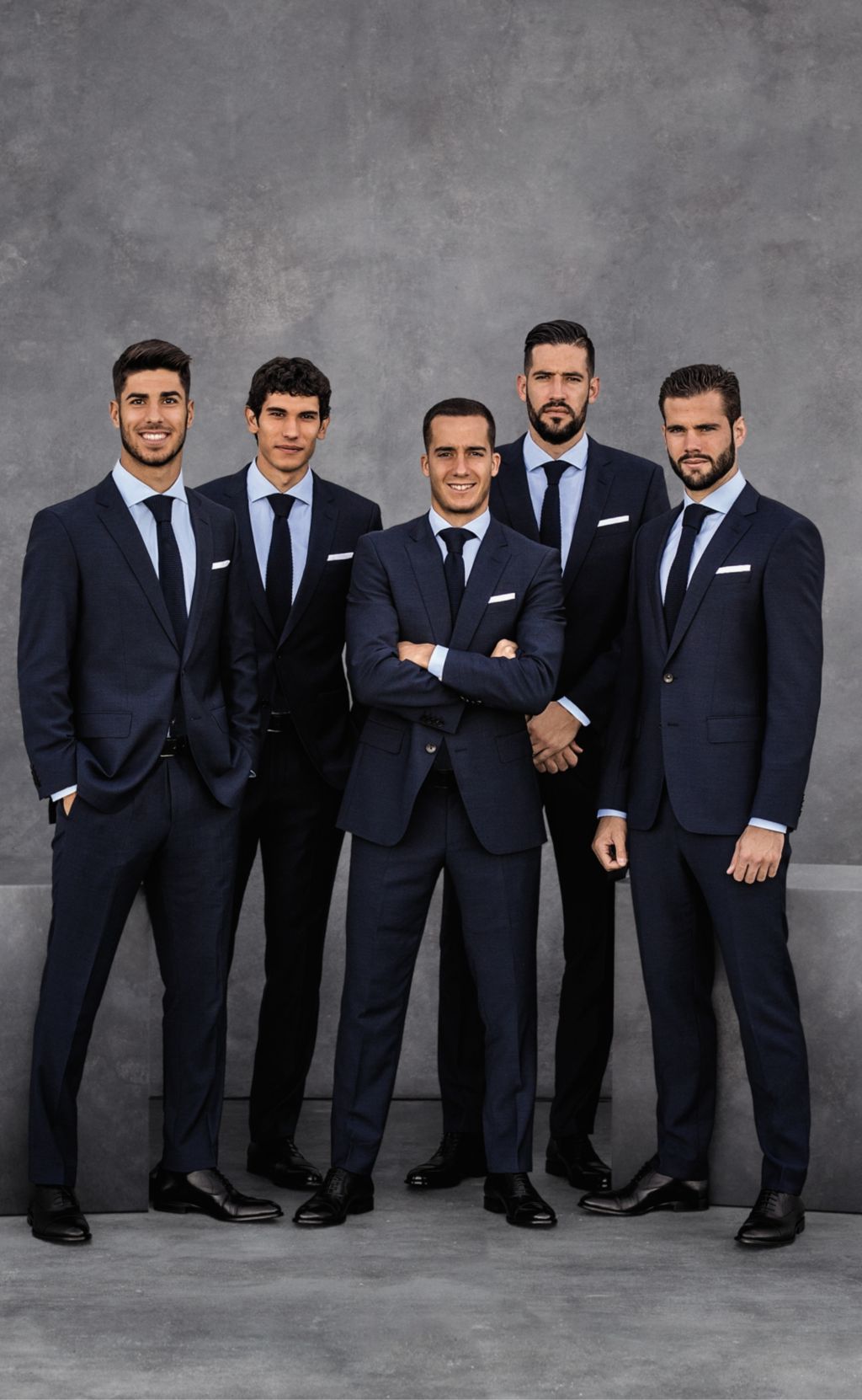 Nominación Orientar Allí Real Madrid C. F. - Players wearing BOSS | Suits & casual looks