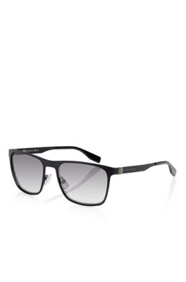 'Sunglasses' | Matte Black Flat Metal Sunglasses, Assorted-Pre-Pack