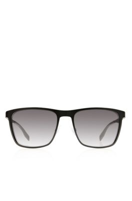 'Sunglasses' | Matte Black Flat Metal Sunglasses, Assorted-Pre-Pack