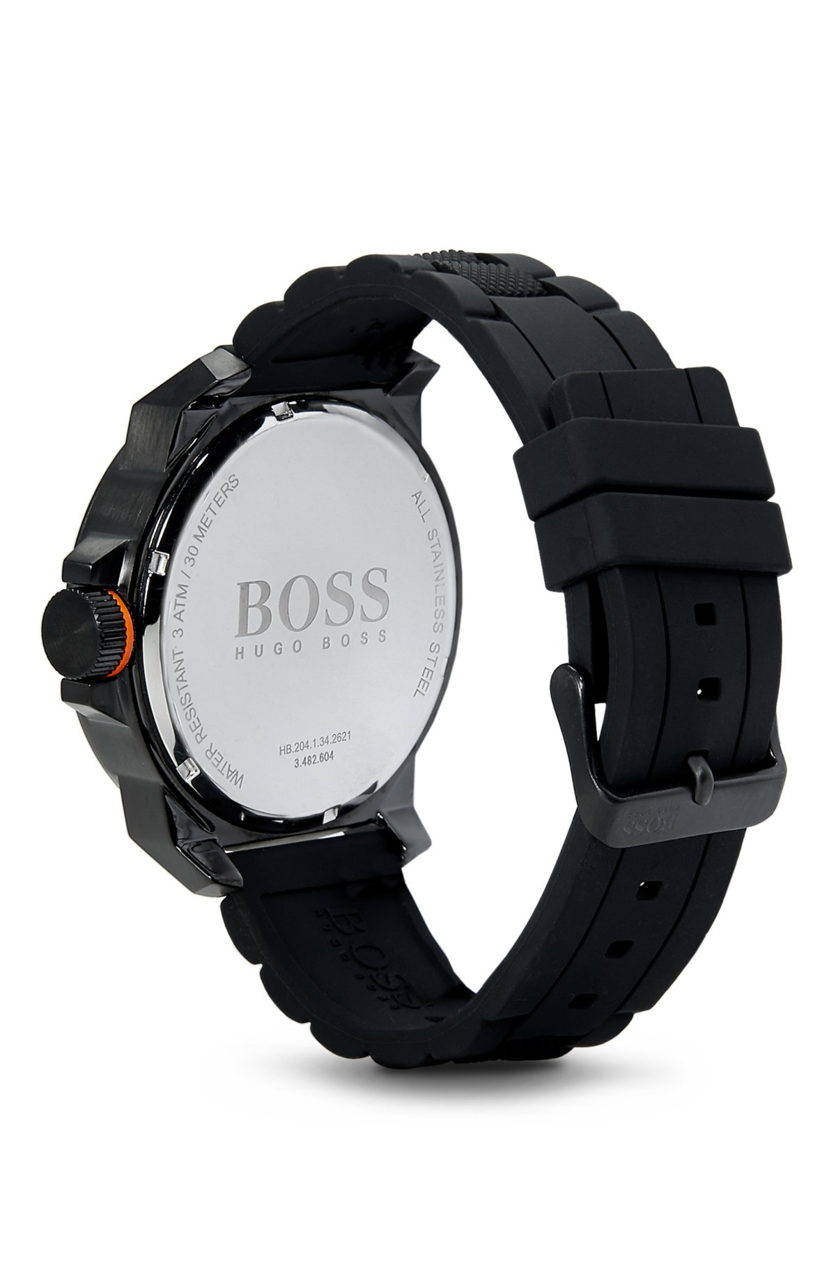 Black Silicon Strap Watch 1513004