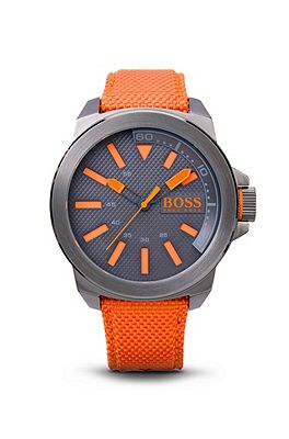 Hugo boss watch orange clearance and black