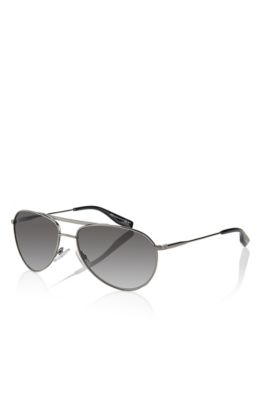 'Sunglasses' | Dark Ruthenium Aviator Sunglasses, Assorted-Pre-Pack