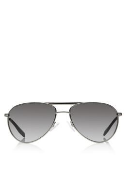 'Sunglasses' | Dark Ruthenium Aviator Sunglasses, Assorted-Pre-Pack