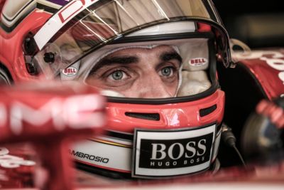 Formula E driver Ambrosio in BOSS
