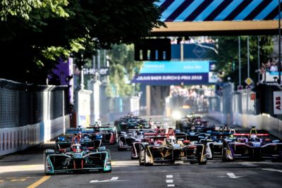 Formula E cars