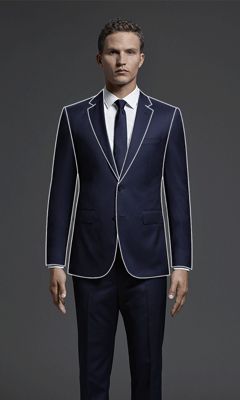 hugo boss fitted suit