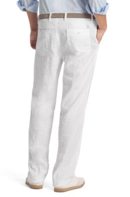 Comfort fit 'Callum-W' linen trousers