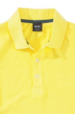 hugo boss polo yellow