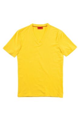 hugo boss yellow t shirt