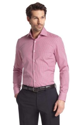 maroon business shirt