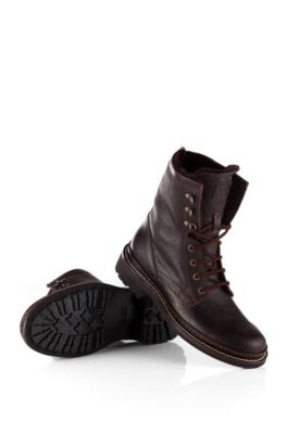 hugo boss lace up boots