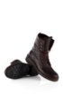 Leather lace-up boot 'Russon', Dark Brown