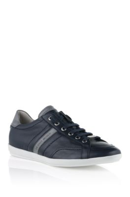 boss leather sneakers