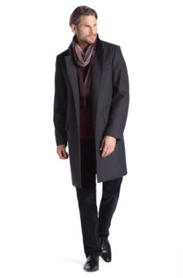 hugo boss mantel cashmere wool