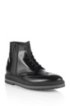Leather combat boot 'Sursion', Black