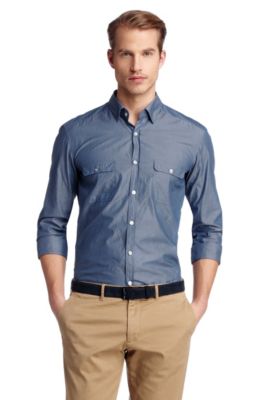 Casual shirt with two flap pockets 'Li 