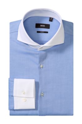 hugo boss contrast collar shirt