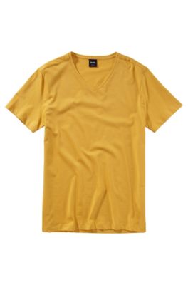 yellow hugo boss t shirt