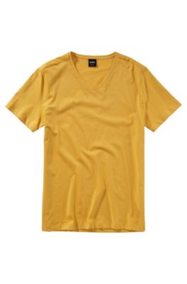 hugo boss yellow t shirt