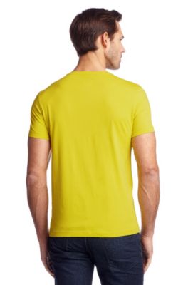 hugo boss yellow t shirt