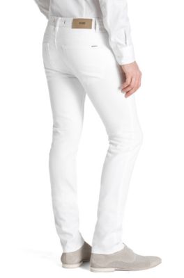 white hugo boss jeans