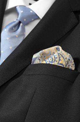 hugo boss tie and pocket square
