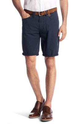 BOSS - Cargo shorts with zip-fly 