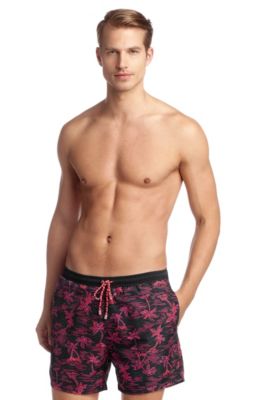 hugo boss blue swim shorts