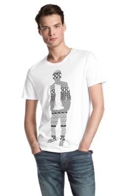 hugo boss round neck t shirt