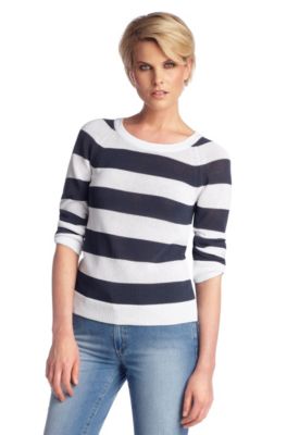 hugo boss striped sweater