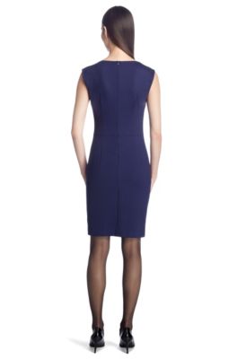 hugo boss purple dress