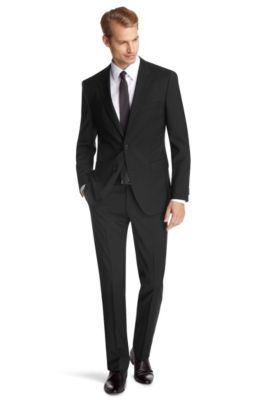 hugo boss all black suit