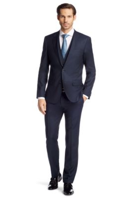 » hugo boss mens blue suits