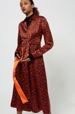 Woman wearing outfits from HUGO