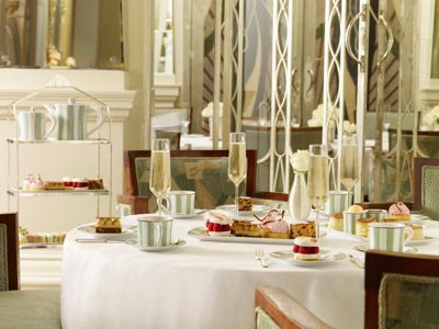 Afternoon tea at Claridge's in London