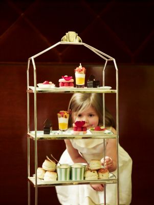 Afternoon tea at Claridge's in London