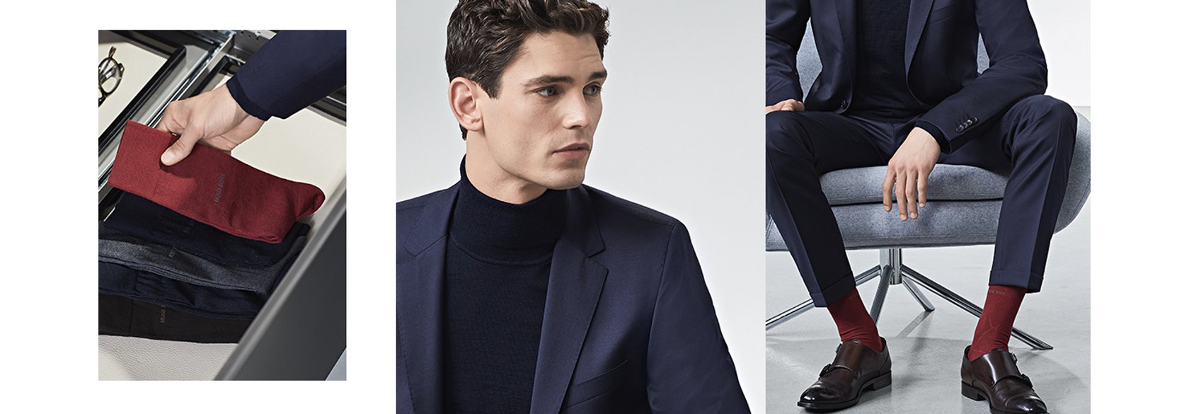 Hugo Boss Boss Guide Matching Suits With Socks