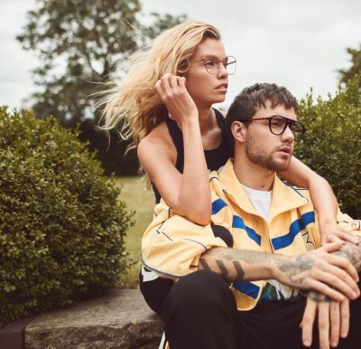 HUGO Eyewear campaign with Liam Payne and Stella Maxwell 