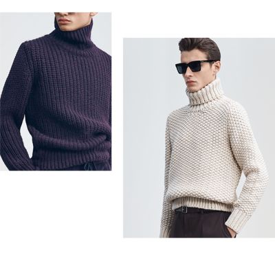 hugo boss turtle neck jumper mens