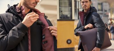 Black knitwear look for Men by BOSS