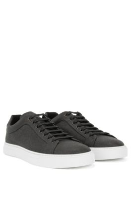 canvas mens hugo boss trainers