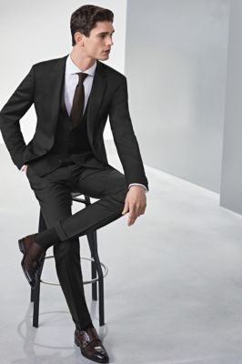 hugo boss fitted suit