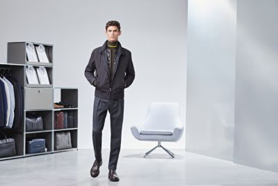 hugo boss wool coat