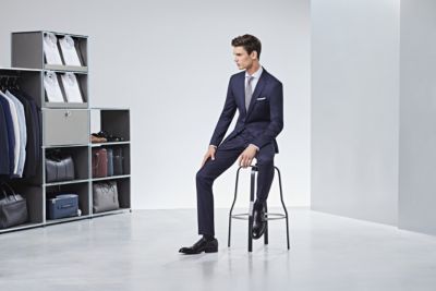 hugo boss full canvas suit