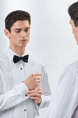 camisa blanca para traje hombre