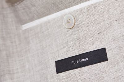 hugo linen suit