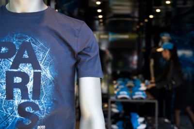 BOSS Formula E key visual shirt