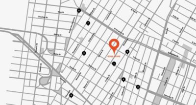 Street map of Soho, New York City