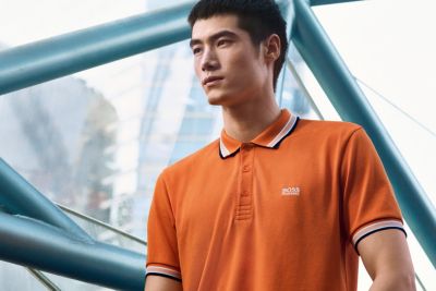 Orange t-shirts by BOSS Green